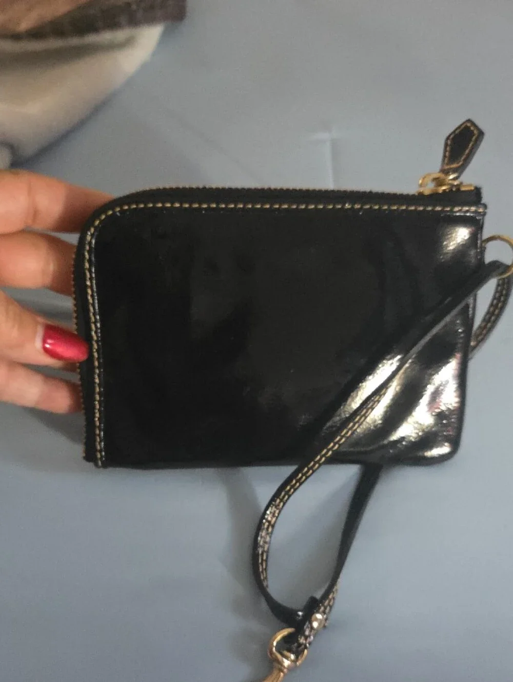 Dooney & Bourke glossy black
